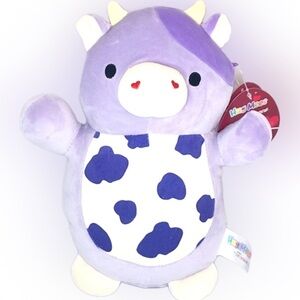 Squishmallow Bubba the Purple Cow kellytoy 10 inch plush NWT